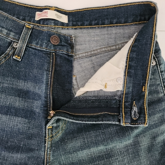 LEVI’S Signature Blue Straight Leg Jeans Classic Mid Wash w31/L30 - Picture 11 of 12